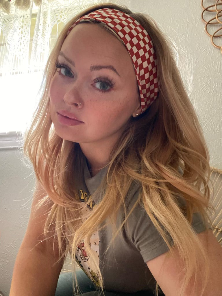 Tie Headbands - Denim, Solid, Check & Stripes
