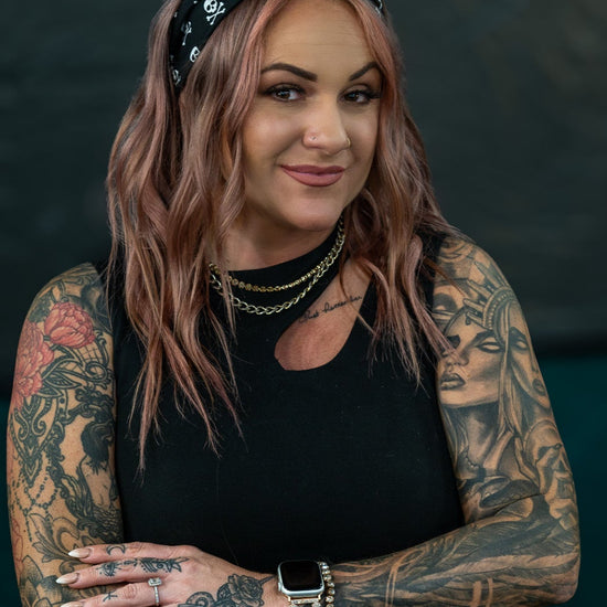 Amanda Bright Designs The Original Tie Headband Skull & Crossbones Pirates