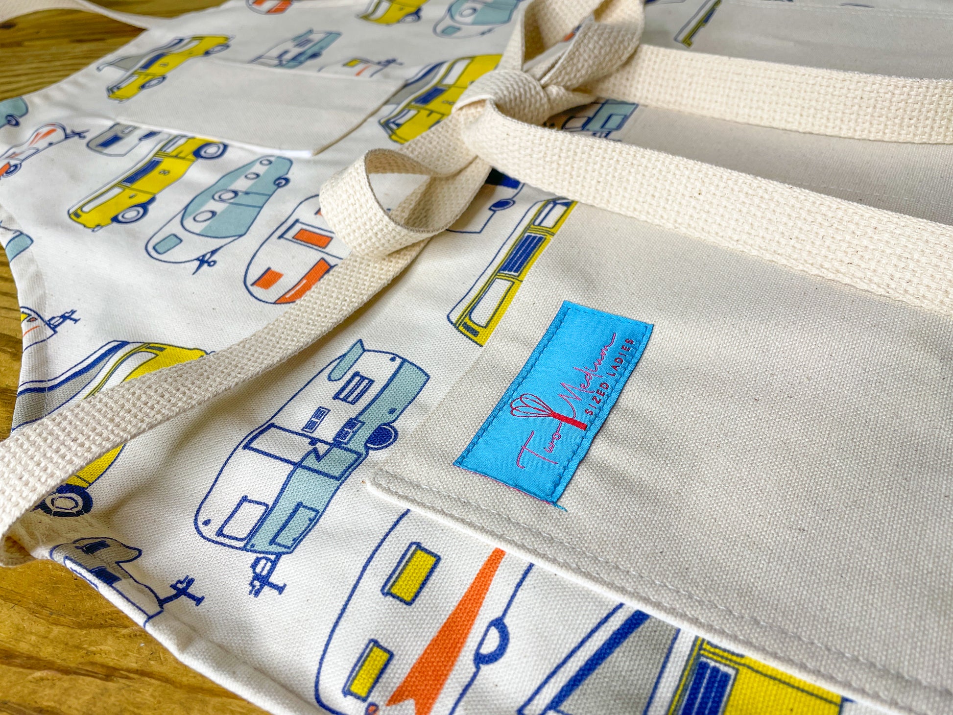 Two Medium Sized Ladies RV trailer travel apron Felicity