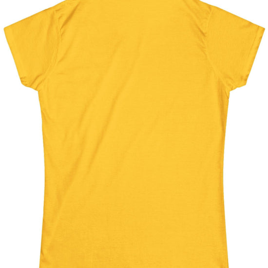 yellow t-shirt women's soft style tee