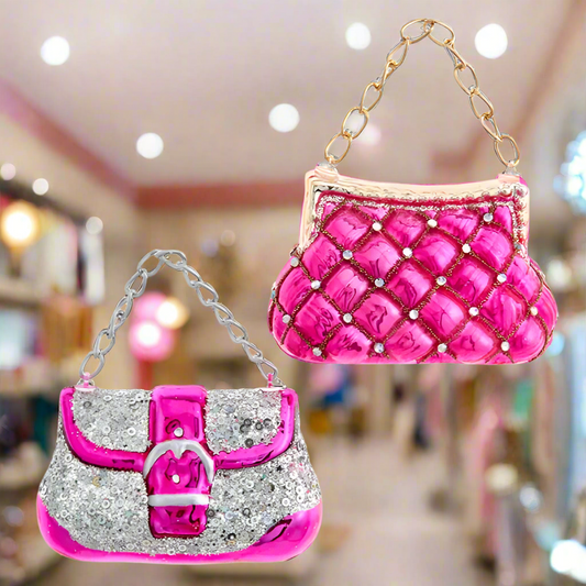 Barbie Designer Pink Glass Purse