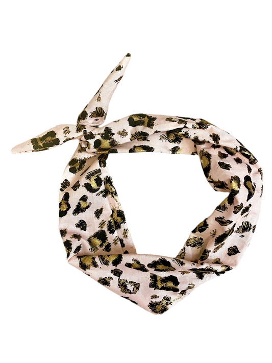 Amanda Bright Designs Blush Pink Leopard Headband