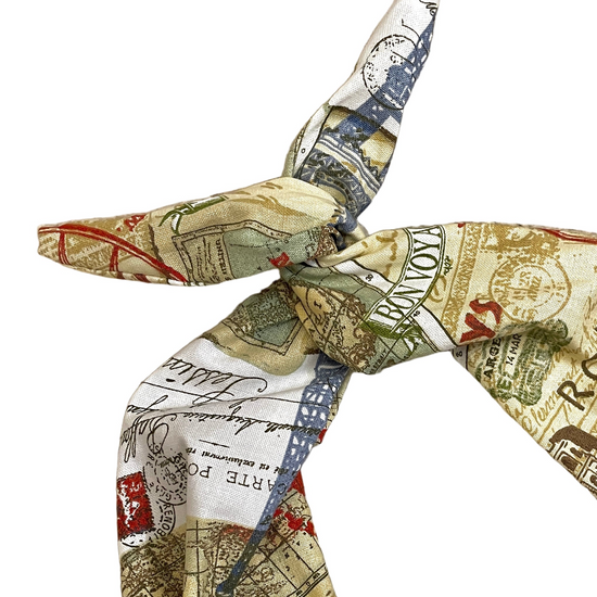 Amanda Bright Designs bon voyage travel stamps headband