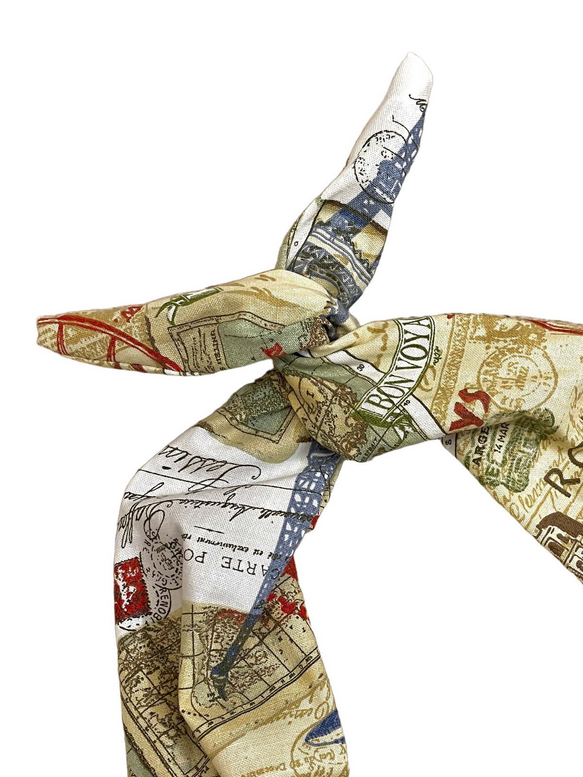 Amanda Bright Designs bon voyage travel stamps headband
