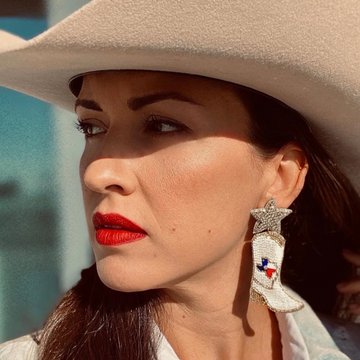 Heart of Texas Cowboy Boot Earrings