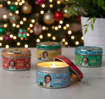 Elf Scented Tin Candle Set (Set of 4)