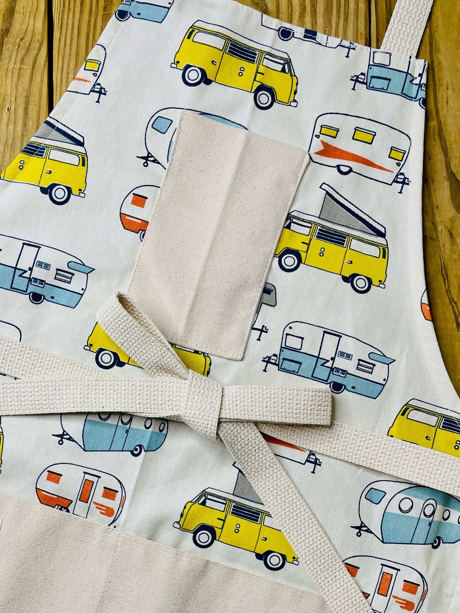 Amanda Bright Designs RV camper Route 66 mid-century mod Kitch apron