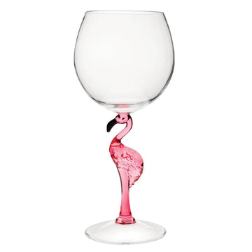 Pink Flamingo 20 oz. Acrylic Stem Wine Glass