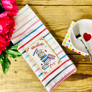 French Macarons Kitchen Towel