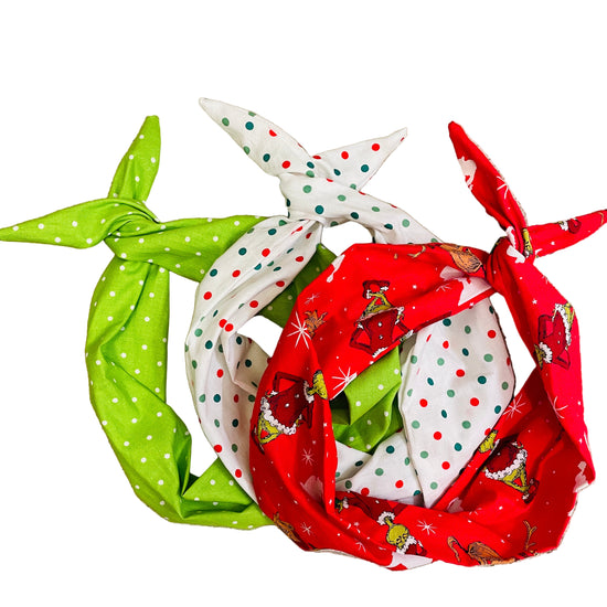 Amanda Bright Designs Grinch headband bundle