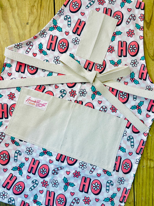 HO HO Holiday Apron