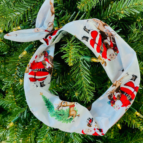 Amanda Bright Designs Merry Santa and Reindeer Headband North Pole activities