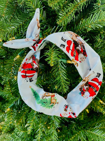 Amanda Bright Designs Merry Santa and Reindeer Headband North Pole activities