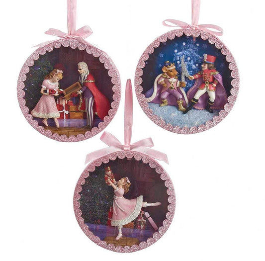 Nutcracker Suite Shadow Box Ornament, Assorted