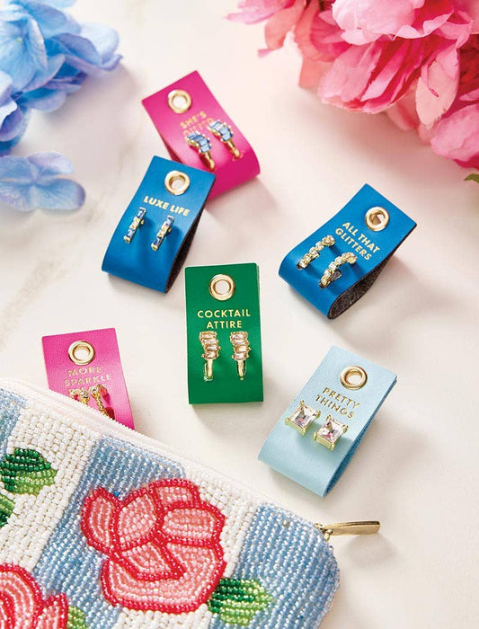 Palm Beach Stud Love Earrings - Pretty Little Things