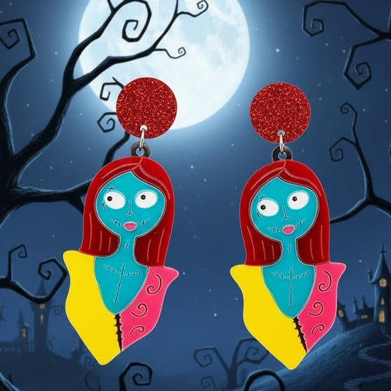 Christmas Cheer All Year Sally Nightmare Before Christmas Earrings