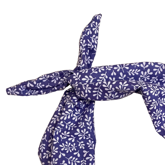 amanda bright designs purple leaves headband