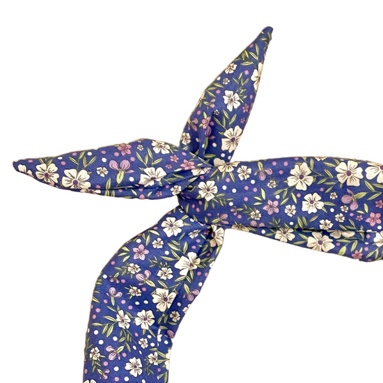 Amanda Bright Designs purple floral feminine headband