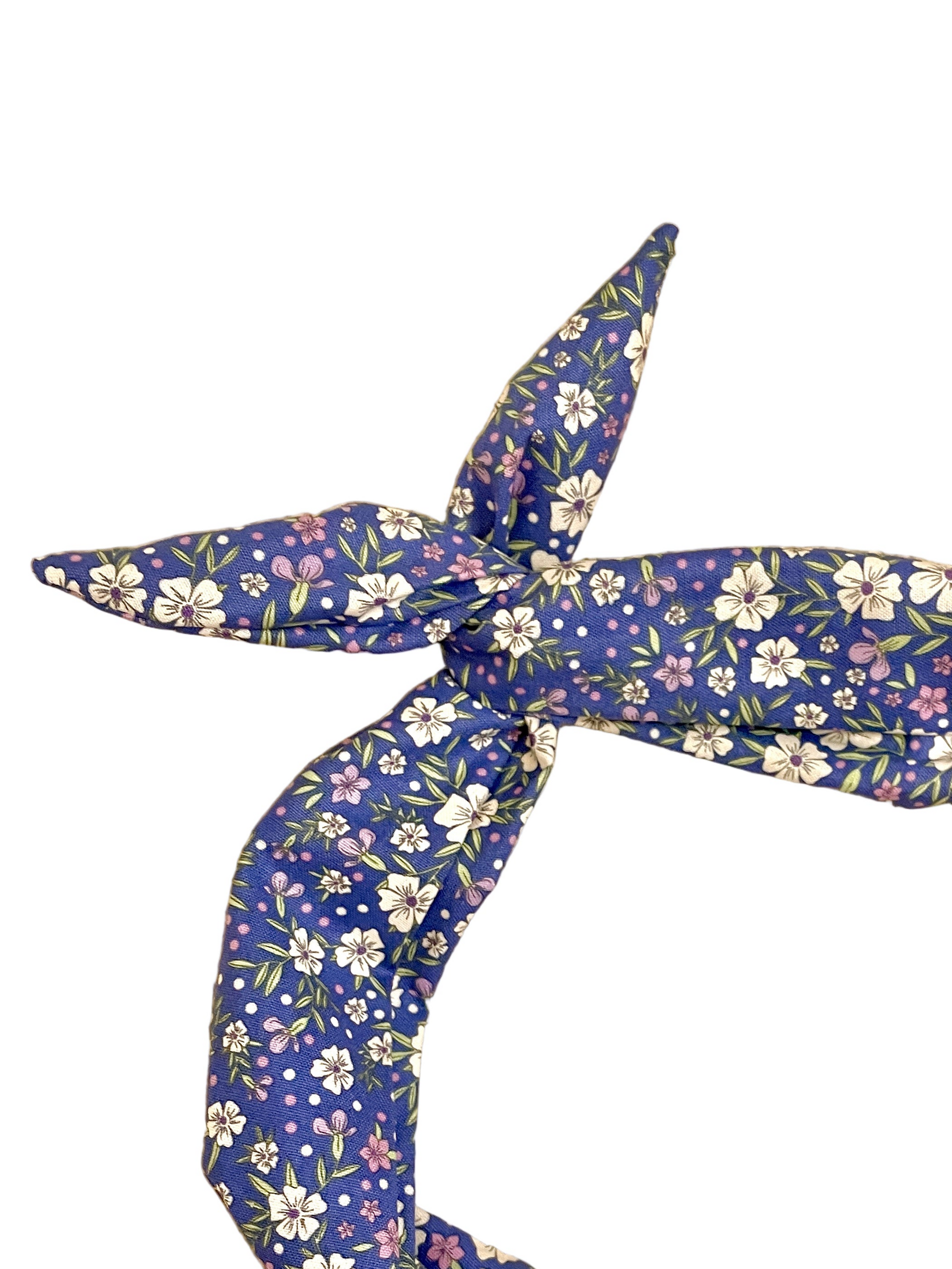 Amanda Bright Designs purple floral feminine headband