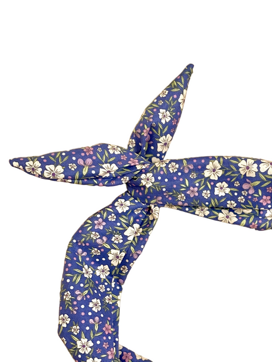 Amanda Bright Designs purple floral feminine headband