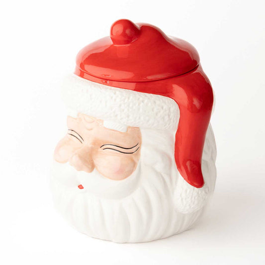 Red Santa Cookie Jar