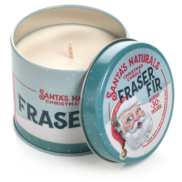 Santa's Naturals Christmas Candle in Fraser Fir 9oz