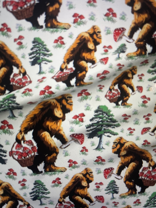 Sasquatch Bigfoot East Texas forest legend Amanda Bright Designs couture apron collection