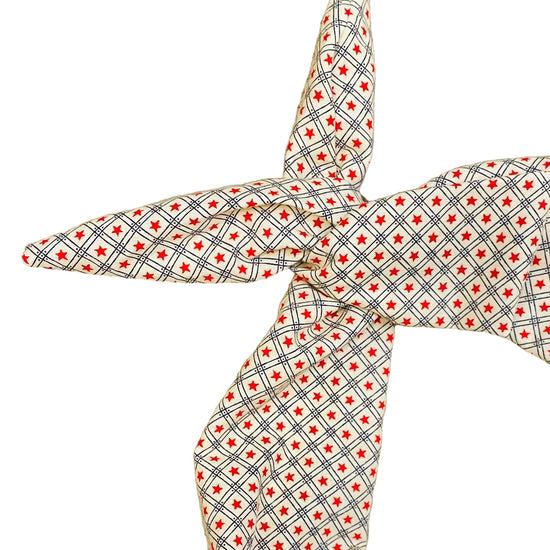 Amanda Bright Designs vintage Americana, headband star, red, white, and blue