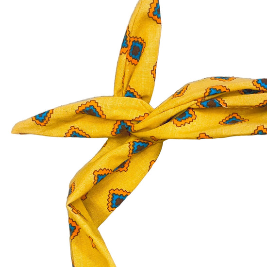 Amanda Bright Designs mustard southwestern headband