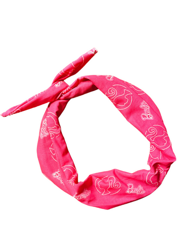 Amanda Bright Designs Original Tie Headband Barbie Pink