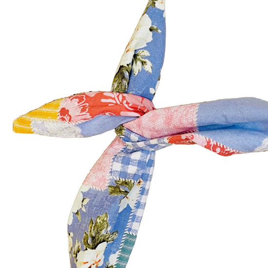 Amanda Bright Designs boho style patchwork headband