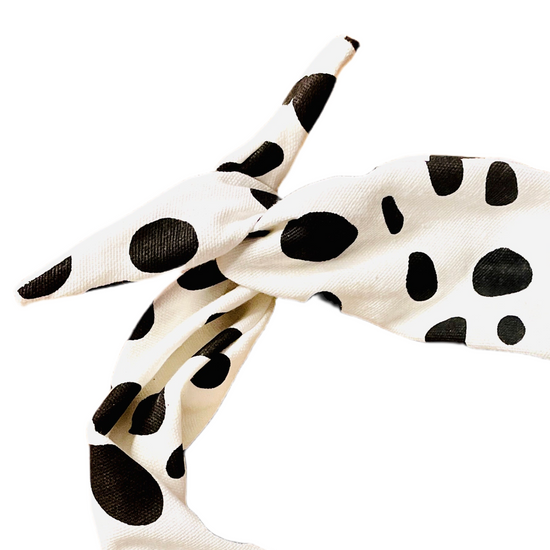Amanda Bright Designs Animal Print dalmation polkadot moldable bendable headband
