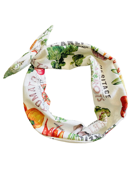Amanda Bright Designs the original tie headband farmstead farmers market vegetable garden