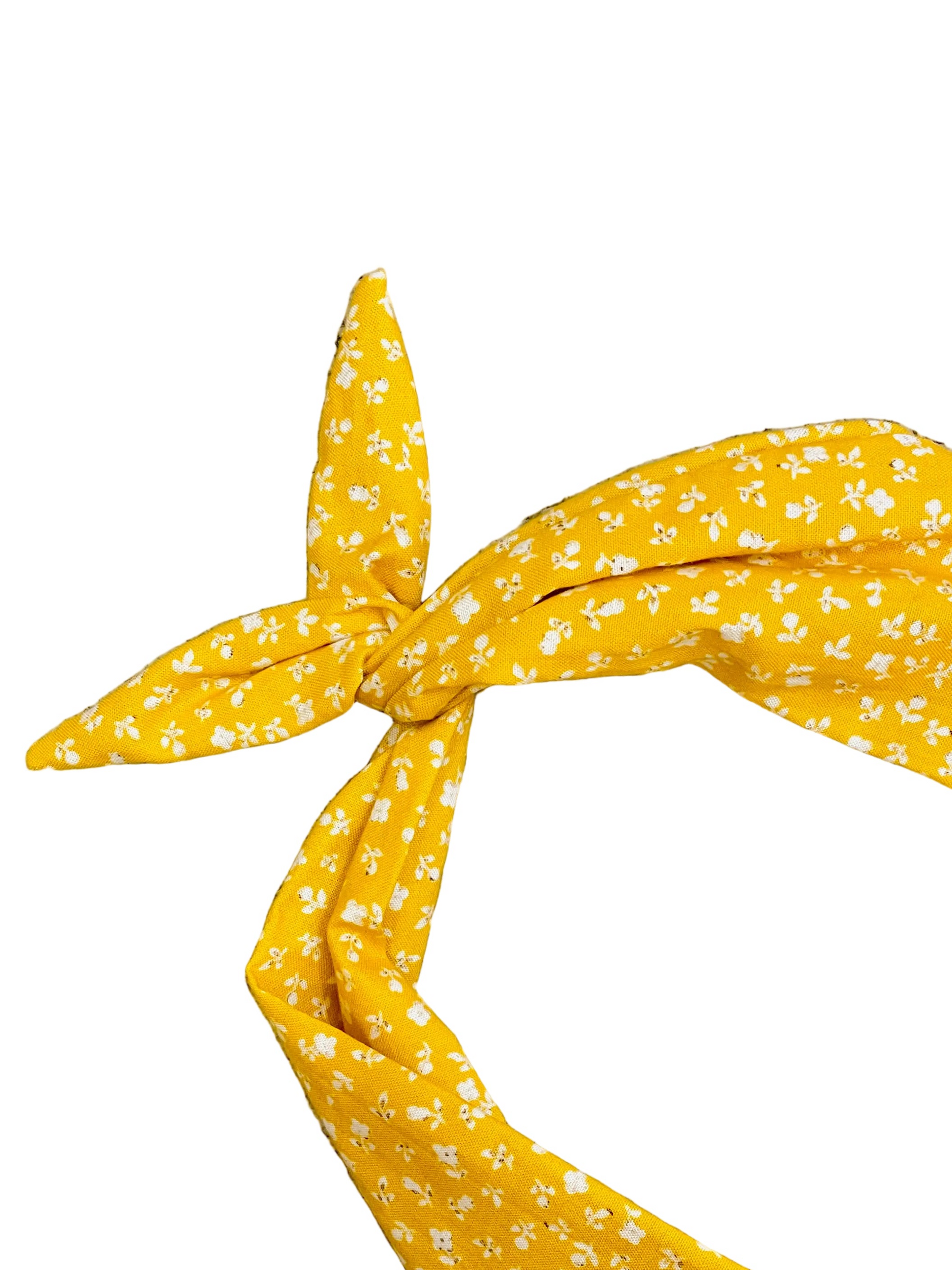 amanda bright designs golden yellow floral headband for halloween fall autumn pumpkin patch festival