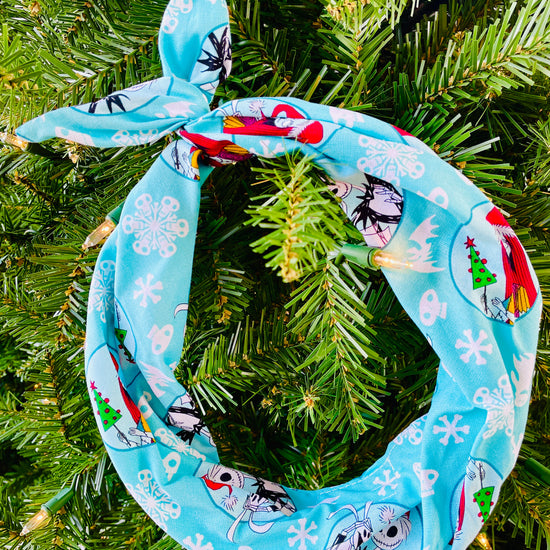 Amanda Bright Designs Nightmare Before Christmas Jack and Sally love story headband