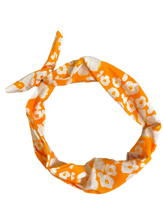 Amanda Bright Designs orange poppy headband