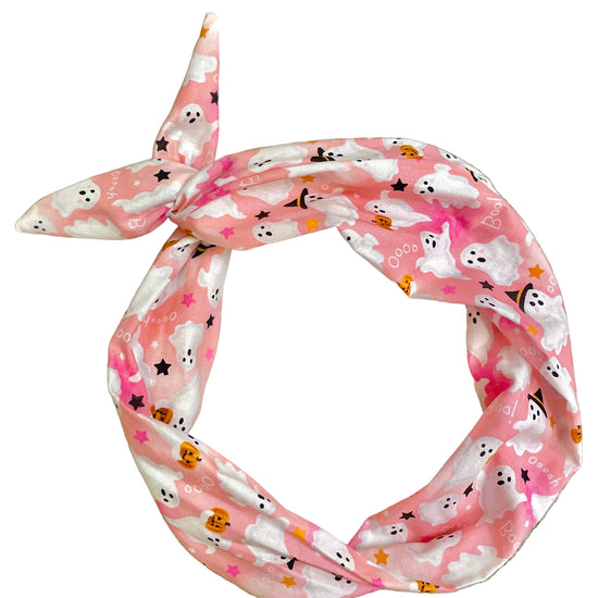 Amanda Bright Designs pink Halloween ghosts headband