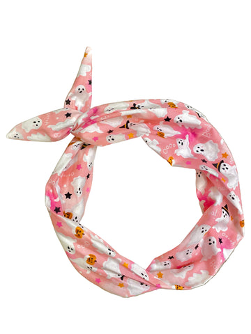 Amanda Bright Designs pink Halloween ghosts headband