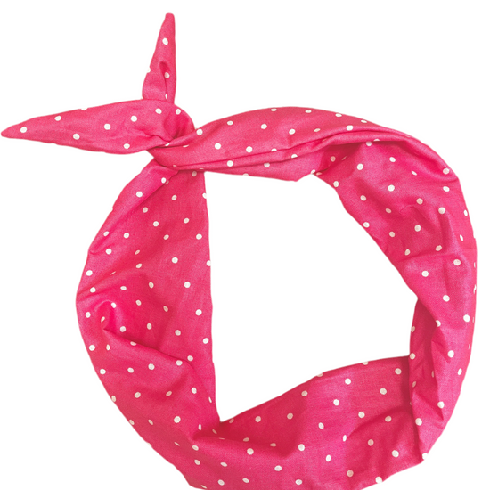 Amanda Bright Designs Pink Polkadot Headband