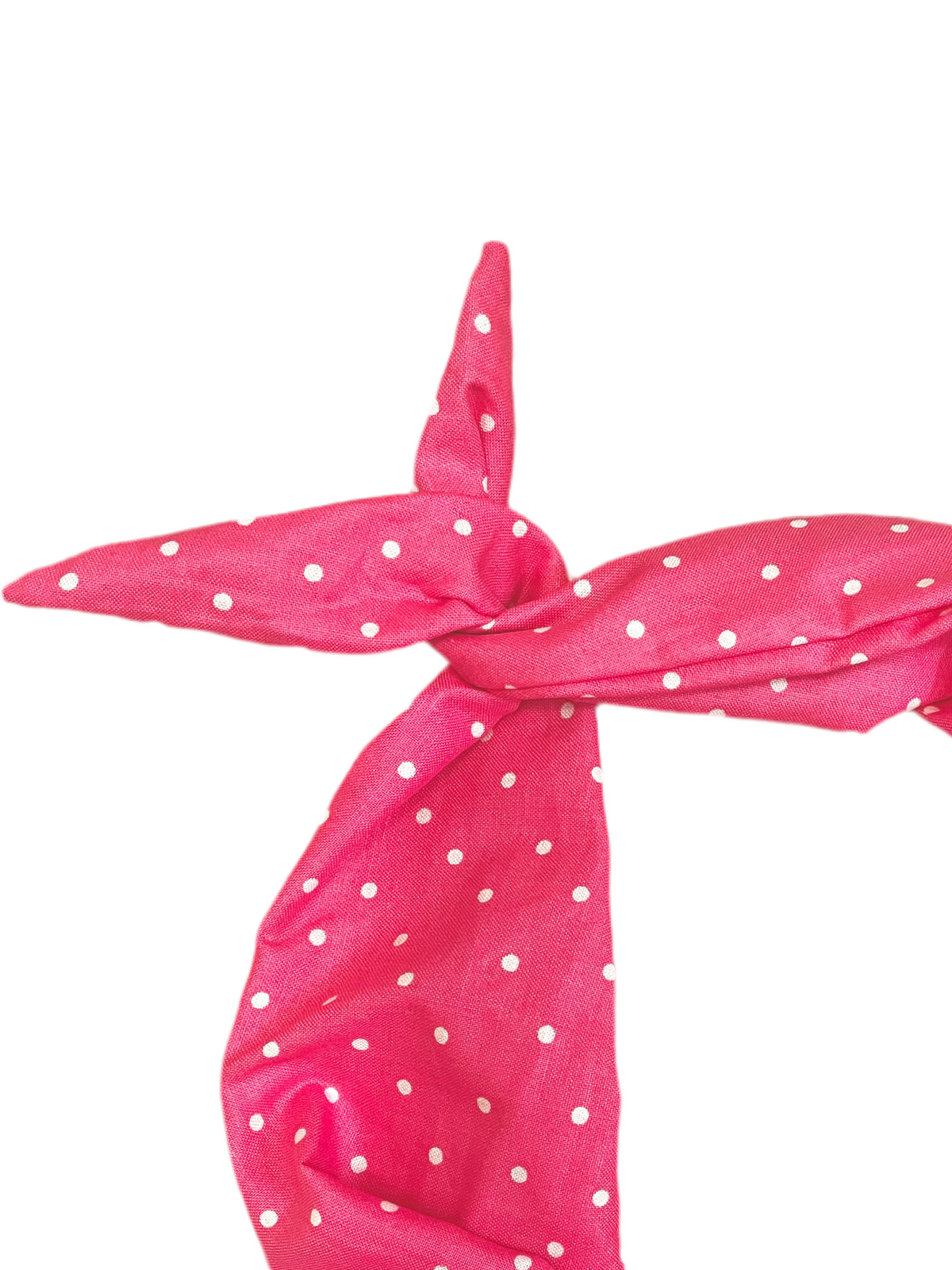 Amanda Bright Designs moldable bendable headband pink polkadot barbie dolly parton theme party