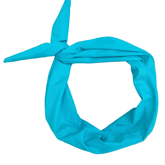 Turquoise headband solid Amanda bright designs