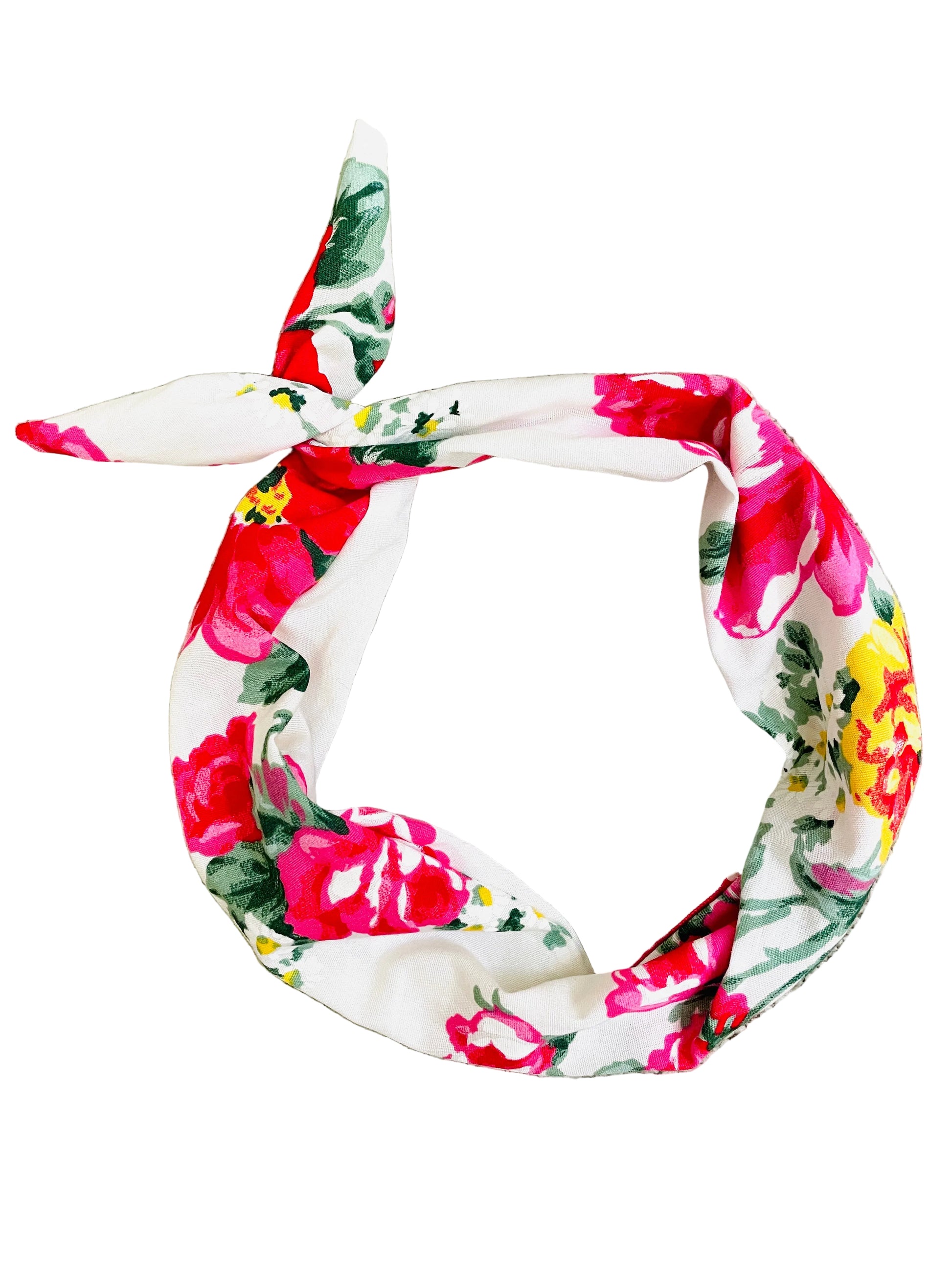 Amanda Bright Designs vintage fabric roses Floral headband