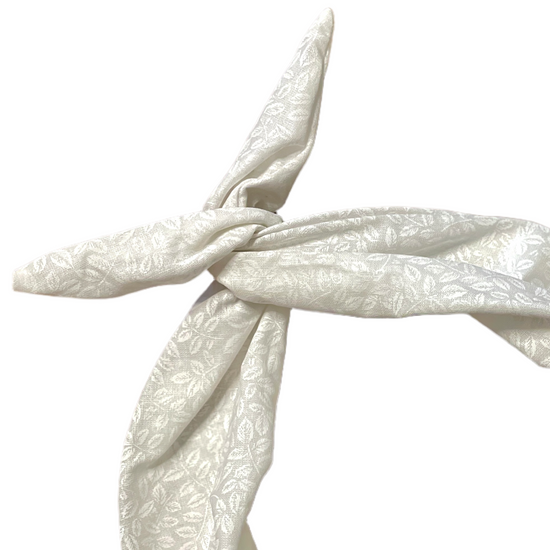 Amanda Bright Designs bridal white floral headband
