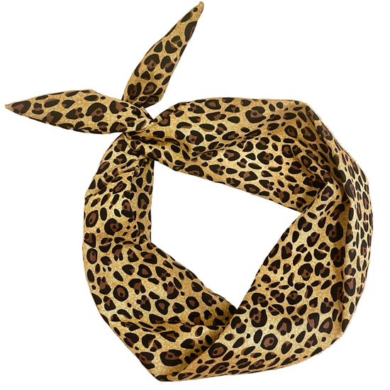 Amanda Bright Designs small print leopard headband for women of all ages
