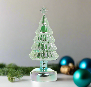 Cody Foster Iridescent Lighted Green Tree