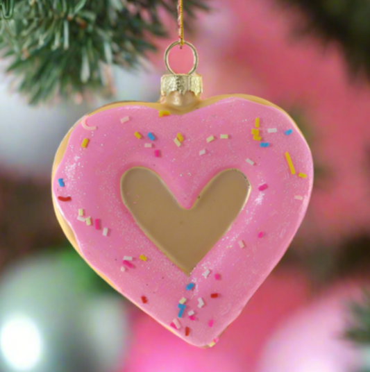 I Heart Donuts Ornament