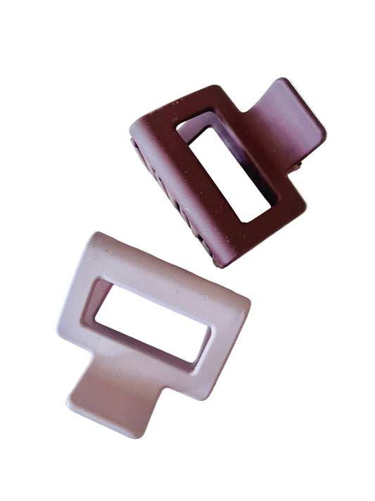 Amanda Bright Designs solid matte hair clips