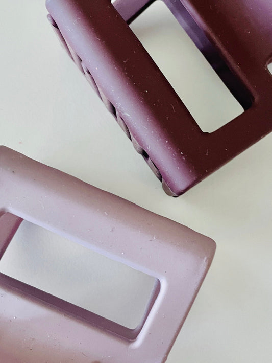 Amanda Bright Designs solid matte hair clips