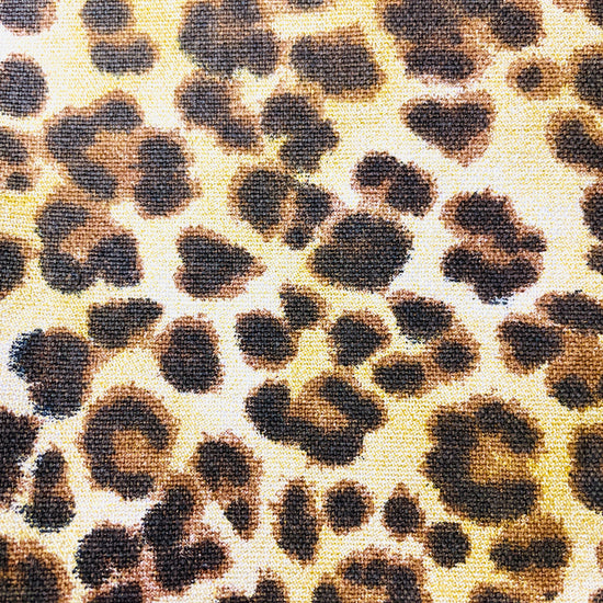 Two Medium Sized Ladies Kat Retro Designer Midcentury Apron Leopard 1950s Glamorous Animal Print Pattern Fabric
